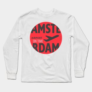 Amsterdam RED Long Sleeve T-Shirt